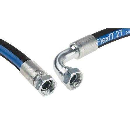 Rs Pro, Zubehör Sanitärinstallation, 90 deg Hydraulic hose, 3/4in ID, 754 mm