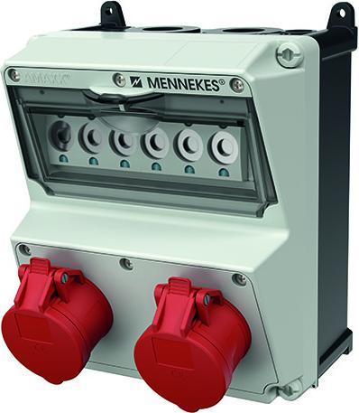 Produktbild Mennekes MEN 920016 Steckdosen-Kombination AMAXX (2 x, CEE)