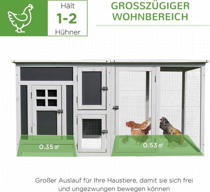Actual product image PawHut Chicken coop