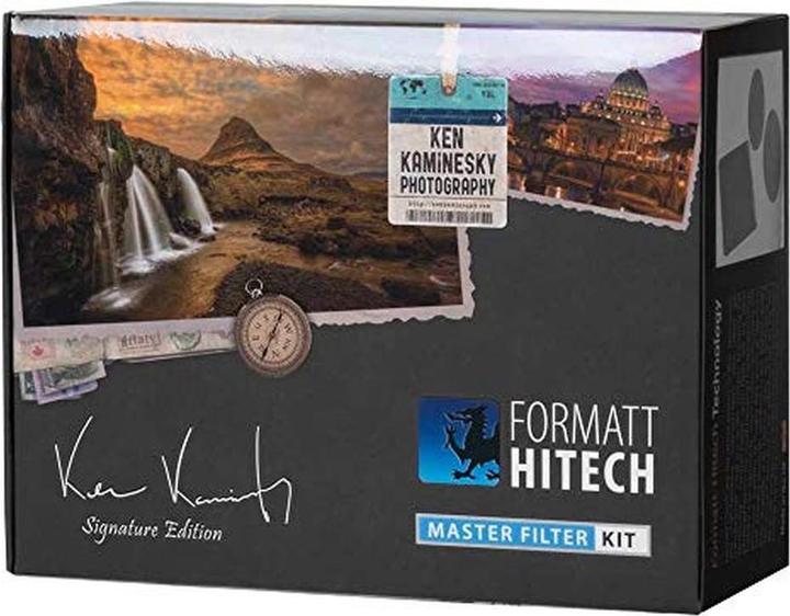 Produktbild Formatt Hitech Firecrest Ultra Ken Kaminesky Signature Edition 100 mm Master Kit + Firecrest 100 mm Holder Kit (ND- / Graufilter, 100 mm)