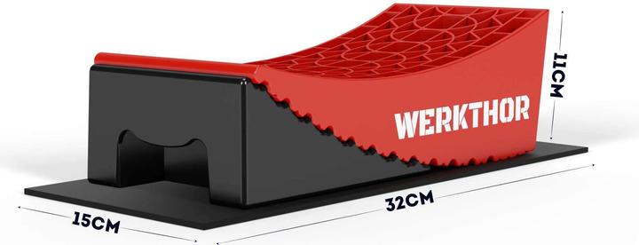 Actual product image Werkthor Innovative Auffahrkeile mit Unterlegmatte und Transporttasche (13.500kg)