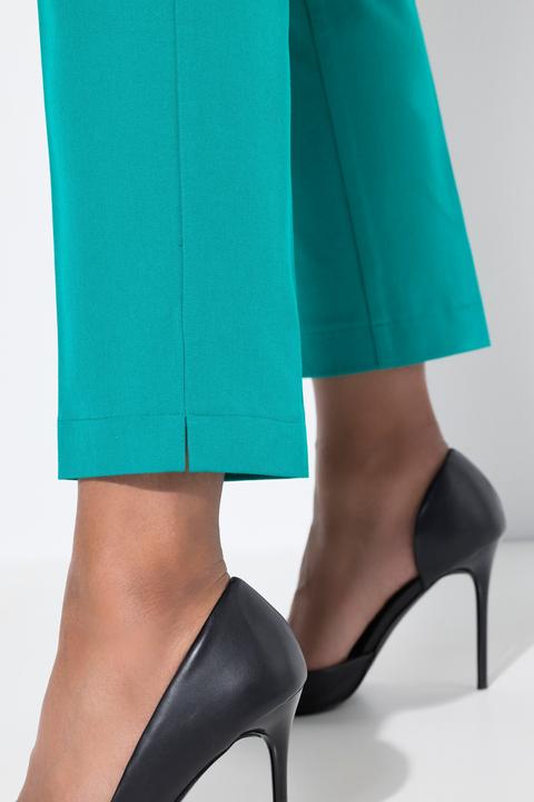 Actual product image Ulla Popken Cropped Stretch Blend Elastic Waistband Pants (46)