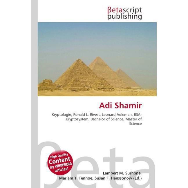Adi Shamir, Fachbücher