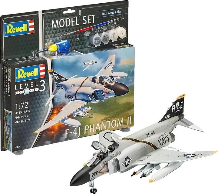 Actual product image Revell Model Set F-4J Phantom II