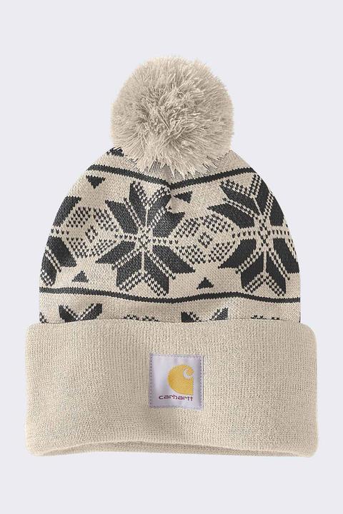 Immagine prodotto Carhartt Cappello in maglia jacquard con pompon in latte d'avena