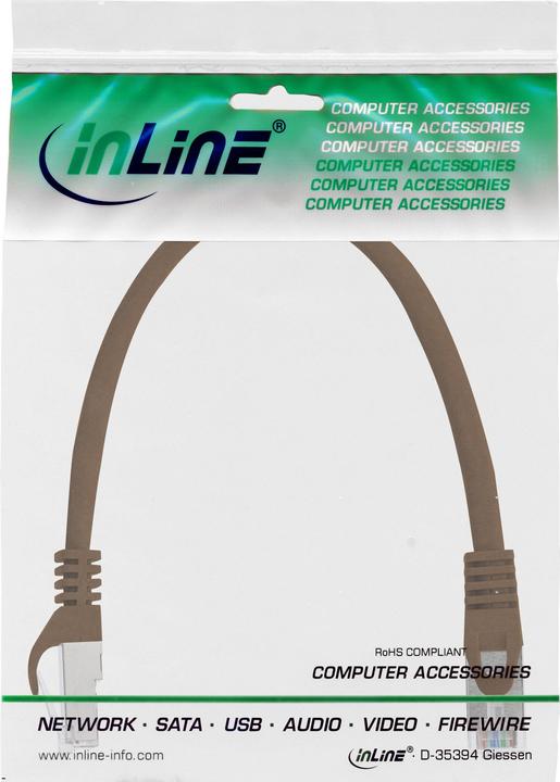 Produktbild InLine Netzwerkkabel (SF/UTP, CAT5e, 0.30 m)