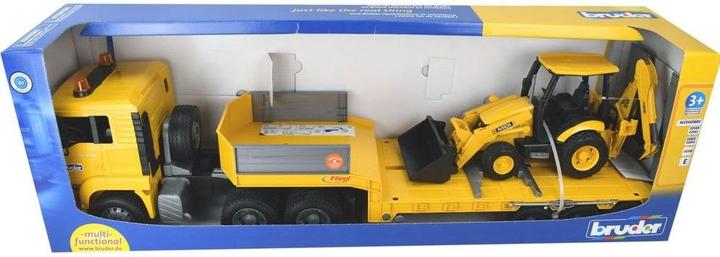 Immagine prodotto Bruder MAN TGA Tieflader mit JCB MIDI Baggerlader