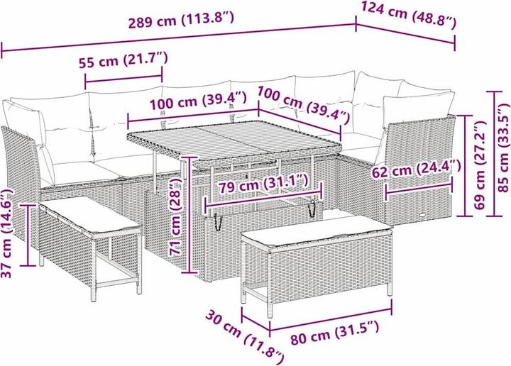 Produktbild vidaXL Benson