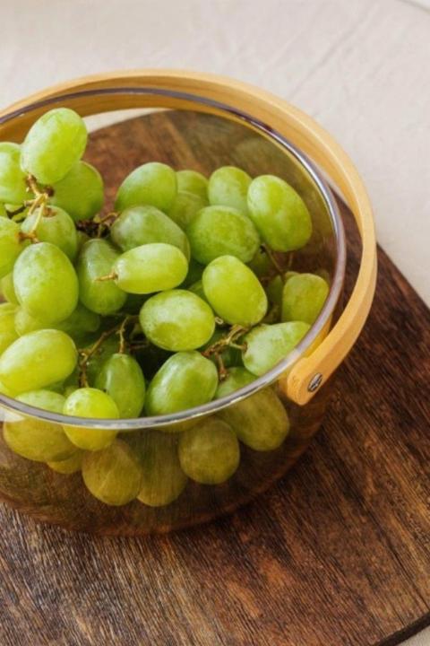 Produktbild Nuts Servierschüssel mit Griff transparent (20 cm)
