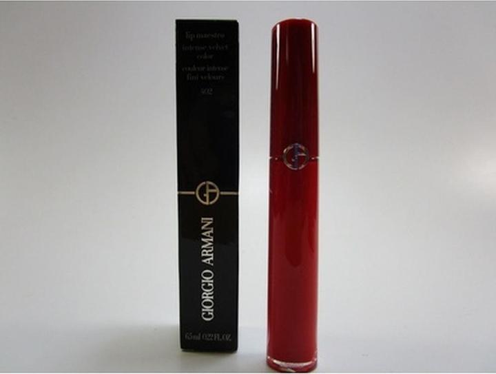 Image du produit Giorgio Armani Lip Maestro One Shot No.414 (414 Sang rouge)