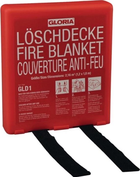 Actual product image Gloria Fire blanket, 1200 x 1800 mm