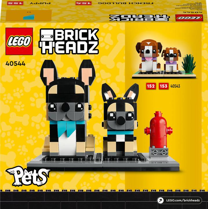 Actual product image LEGO BrickHeadz - Pets French Bulldog (40544, LEGO Brickheadz)
