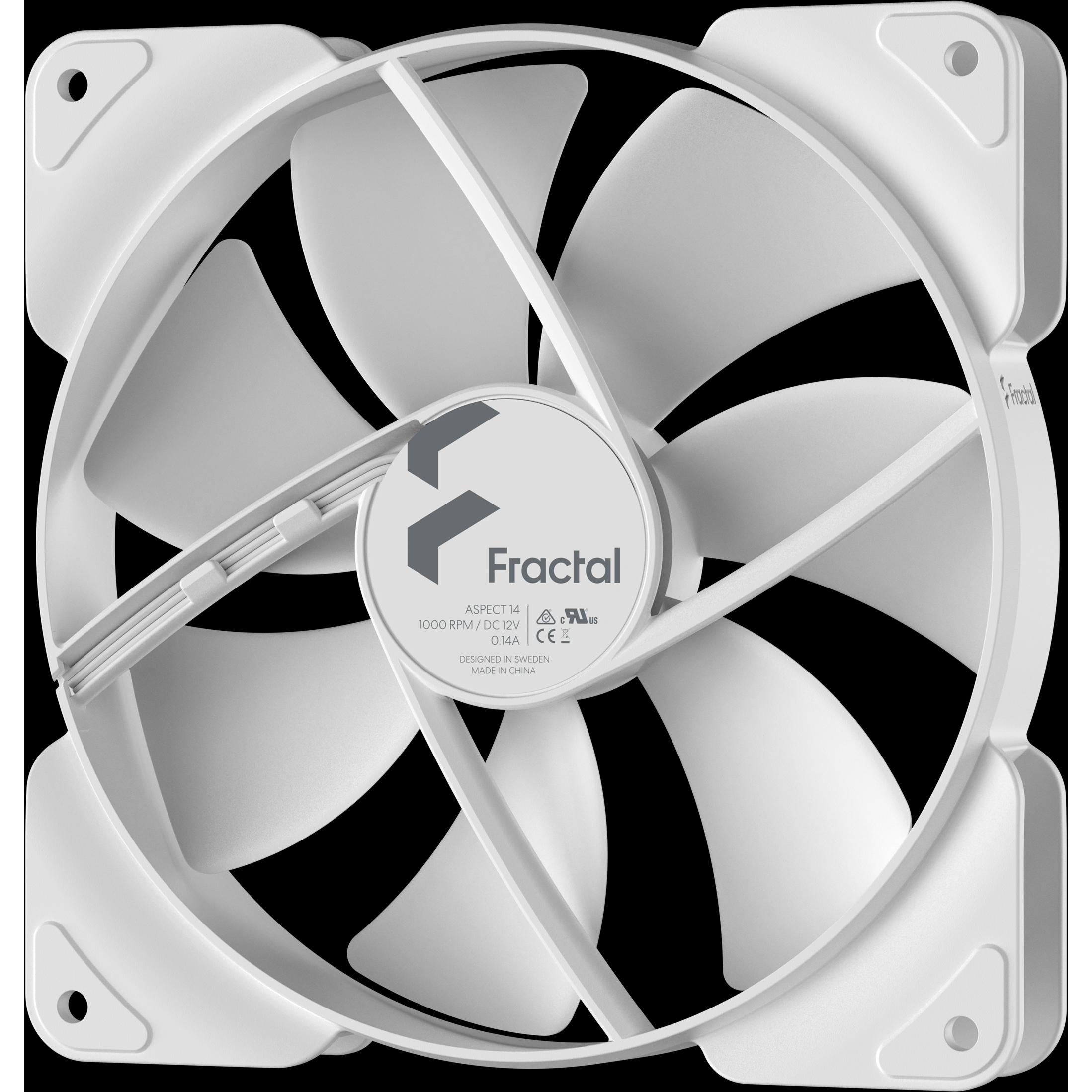 Thumbnail - Fractal Aspect 14 RGB (140 mm, 1 x), PC Lüfter, Weiss