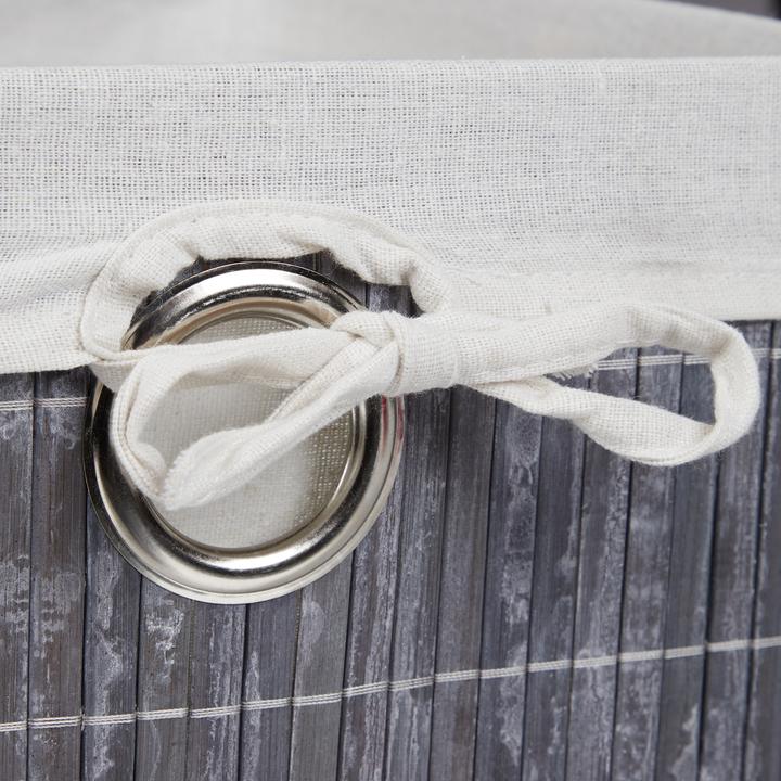 Actual product image Relaxdays Bamboo Storage Basket (1 x, 31 x 31 x 20 cm)