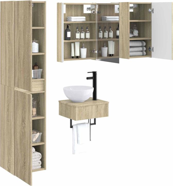Produktbild vidaXL Badezimmerschrank-Set