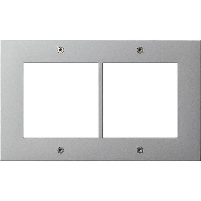 Thumbnail - Gira, Zubehör Gebäudesicherheit, Designrahmen 850265 2f Türstation AP TX 44 F alu