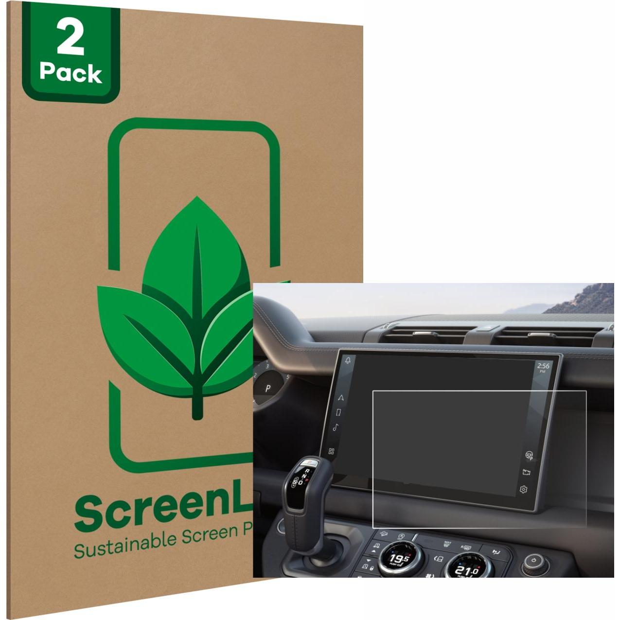 ScreenLeaf, Fahrzeug Navigation Zubehör, Schutzfolie nachhaltiger Displayschutz Display Schutz Folie Klar Transparent
