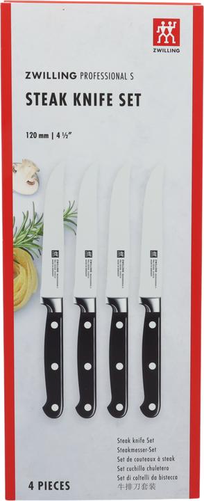 Produktbild Zwilling Professional "S" 4er Set Steakmesser (12 cm)