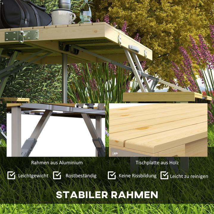 Produktbild Outsunny Campingtisch mit Bank