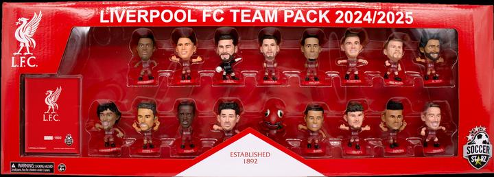 Actual product image Creative Distribution SoccerStarz - Liverpool Team Pack 17 Figure (Version 2024/25)