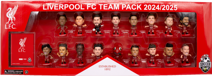Image du produit Creative Distribution SoccerStarz - Figurine Liverpool Team Pack 17 (Version 2024/25)