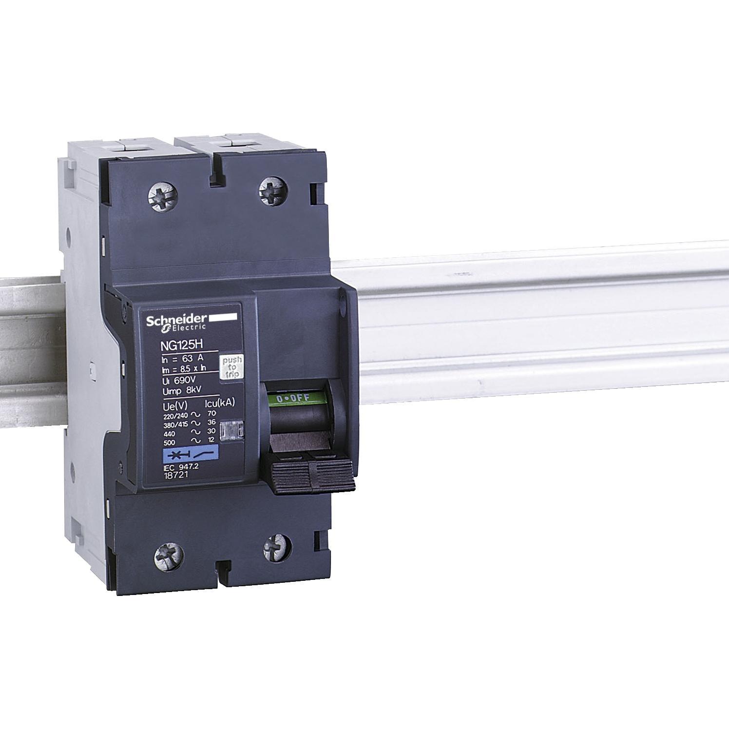 Schneider Electric, Schutzschalter, SE 18721 LS-Schalter, C-Char, 63A, 2p