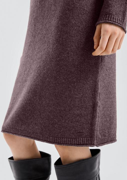 Image du produit s.Oliver Kleid Strickkleid in Melangeoptik mit Rollkanten (M)
