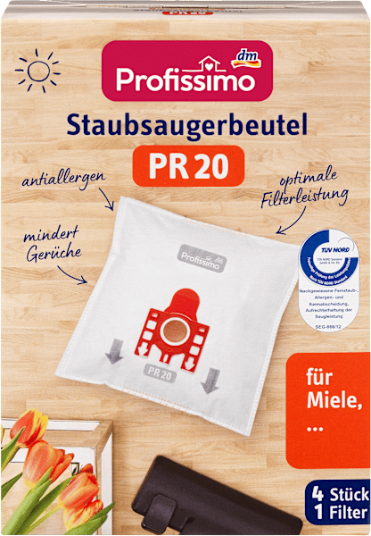 dm Profissimo Staubsaugerbeutel PR 20 (4 x)