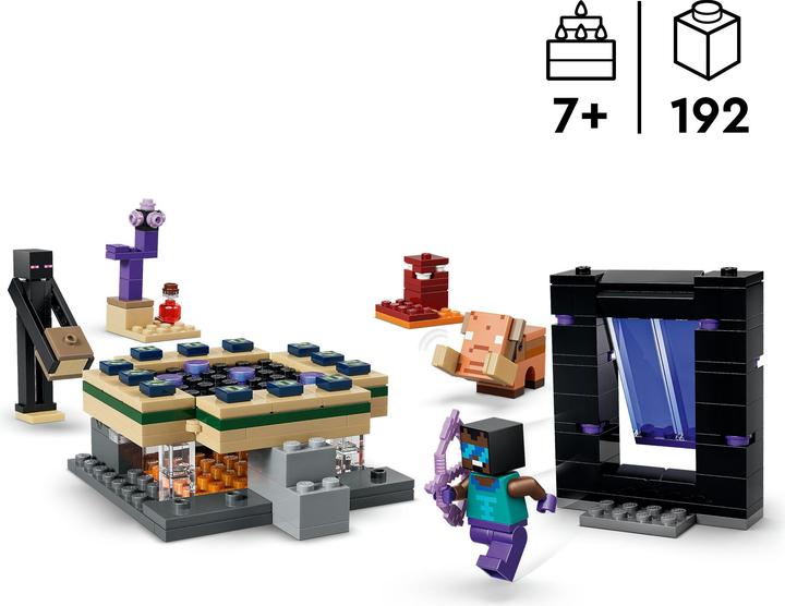 Immagine prodotto LEGO 21584 Reise durch Nether und Endportal (21584, LEGO Minecraft)