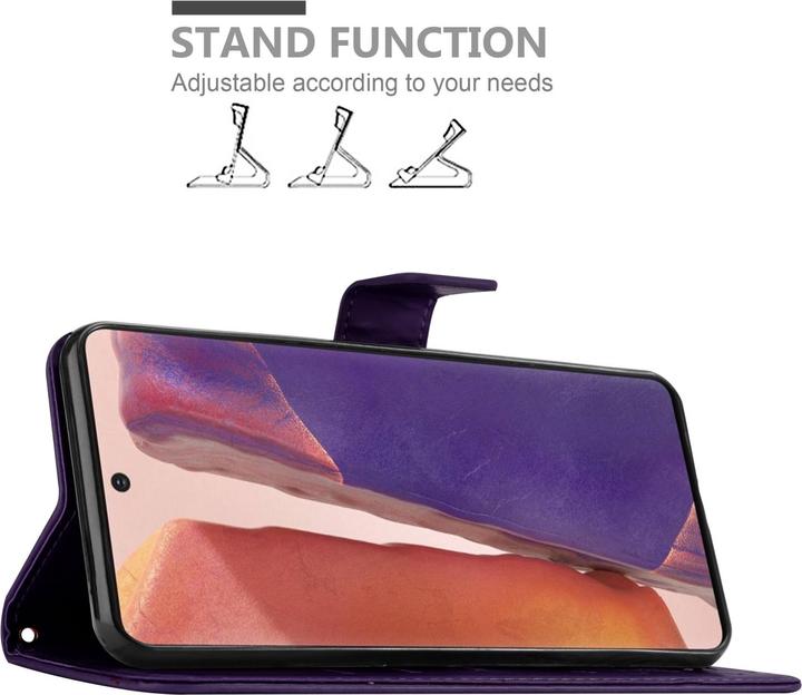 Image du produit Cadorabo Flower Book Housse pour Samsung Galaxy NOTE 20 (Samsung Galaxy Note 20)