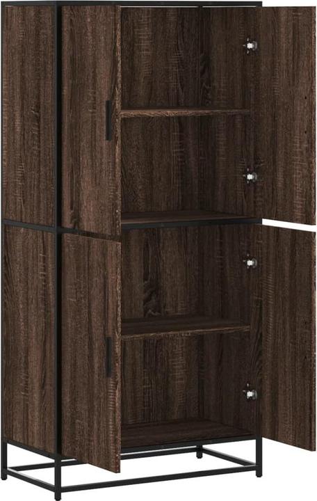 Image du produit vidaXL Highboard Commode Commode buffet Armoire haute imitation chêne (68 x 35 x 139 cm)