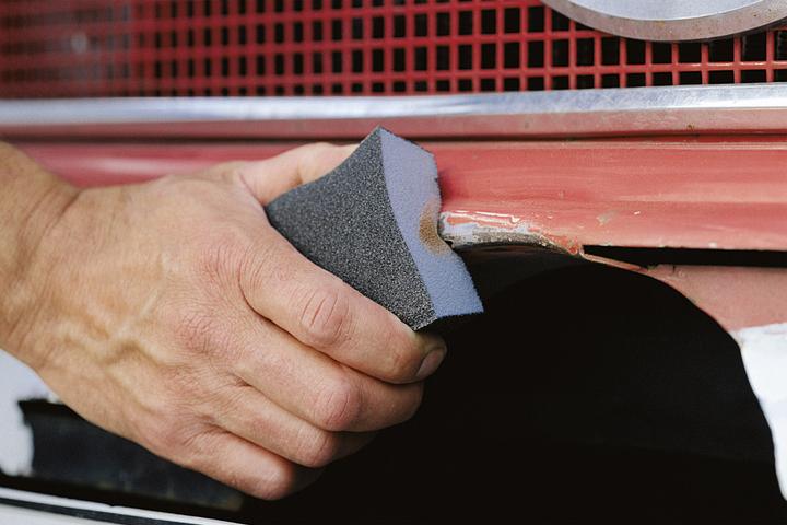 Actual product image wolfcraft Sanding Block, grain 80 / 120 (P80, P120)