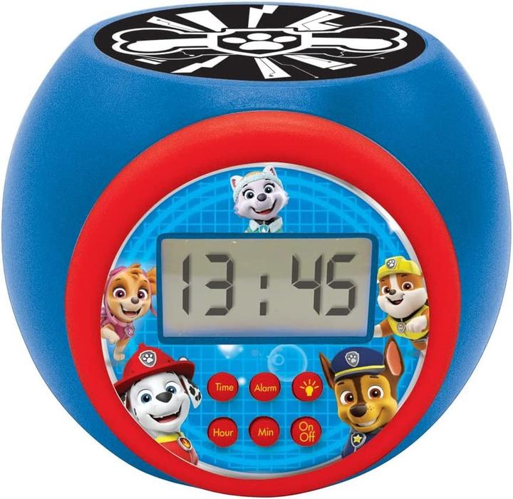Actual product image Lexibook Paw Patrol Projection Alarm Clock - Digital Clock with LCD Display