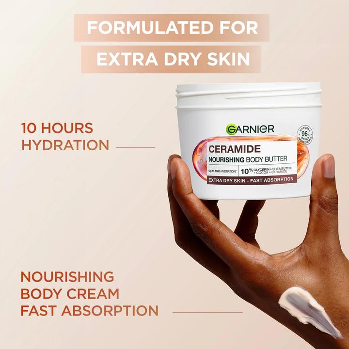 Produktbild Garnier Nourishing Body Butter With Cocoa And Ceramide, 380 Ml (Körpercreme, 380 ml)