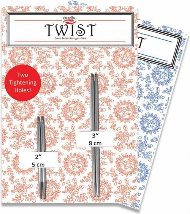 Image du produit ChiaoGoo Pointes d'aiguilles interchangeables TWIST Short Combo / 4 pièces (2 paires)