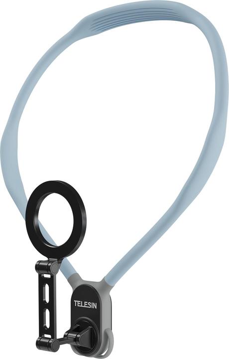 Image du produit Telesin magnetic neck mount for mobilephone-Max Version(Light blue)