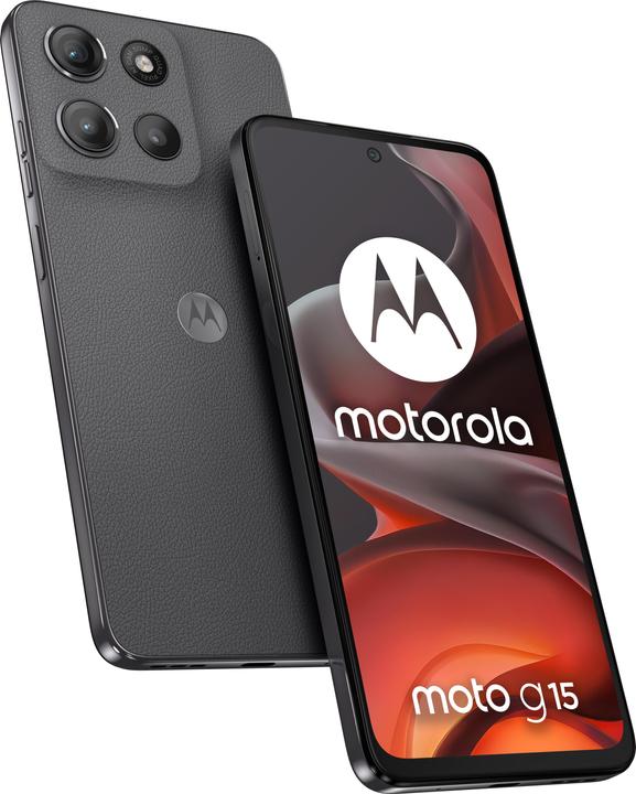 Produktbild Motorola moto g15 (128 GB, Grey, 6.72", Dual SIM, 50 Mpx, 4G)