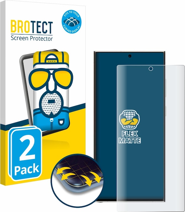Produktbild BROTECT Full-Cover Displayschutz Matt (2 Stück, Samsung Galaxy S23+)