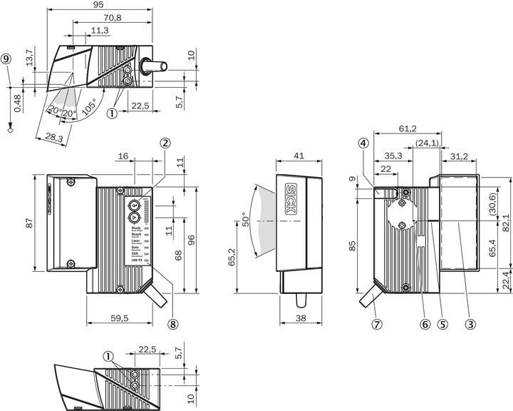 Actual product image Sick Barcode scanner