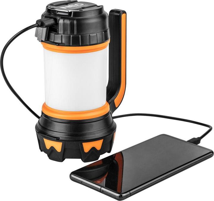 Produktbild Neo Tools Camping lamp (rechargeable camping lamp 800 lm powerbank 3 in 1 CREE T6 + SMD LED)