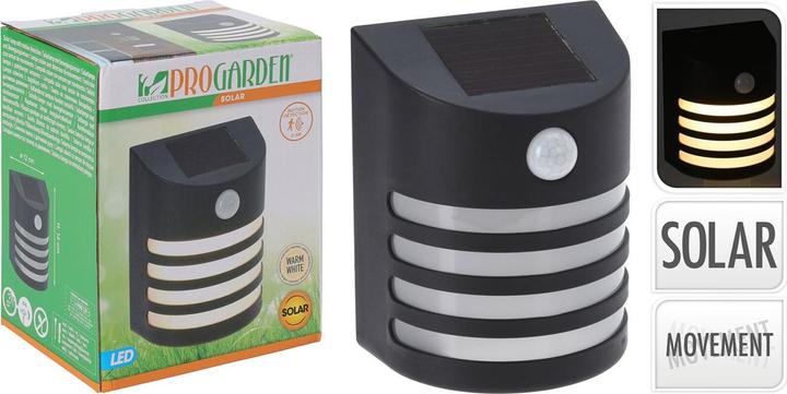 Produktbild ProGarden Solar-Aussenbeleuchtung mit PIR-Bewegungssensor (IP44)
