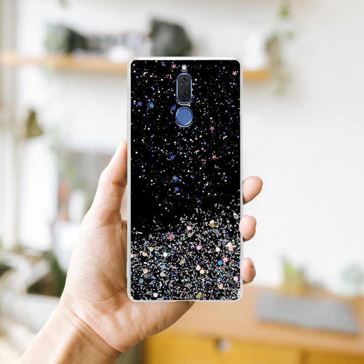 Produktbild Cadorabo TPU Hülle mit Glitzer für Huawei MATE 10 LITE (Huawei Mate 10 Lite)