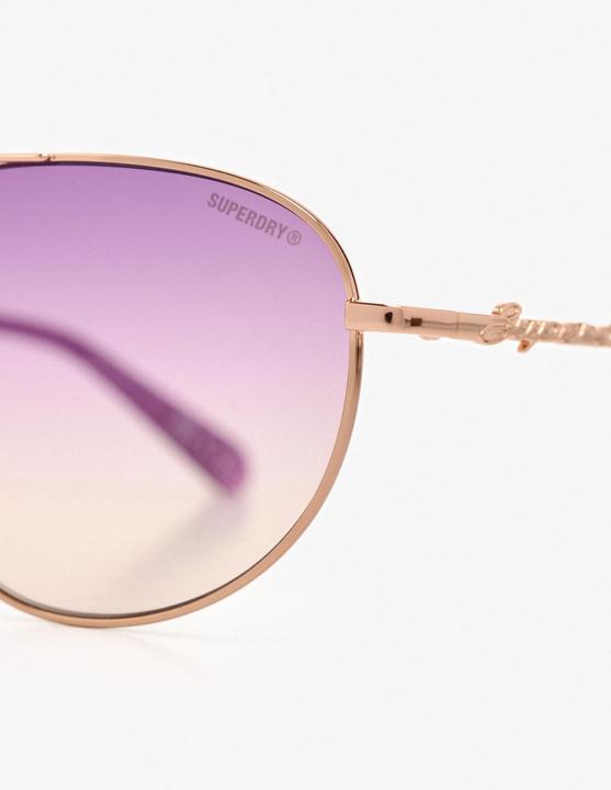 Actual product image Superdry Women’s gradient aviator sunglasses