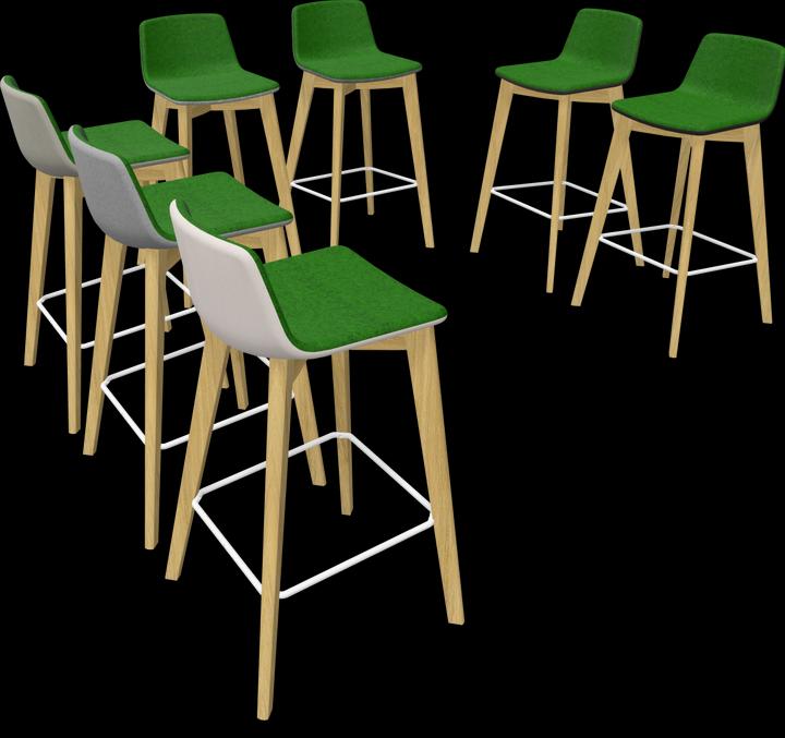 Immagine prodotto Narbutas Sgabello da bar Twist & Sit