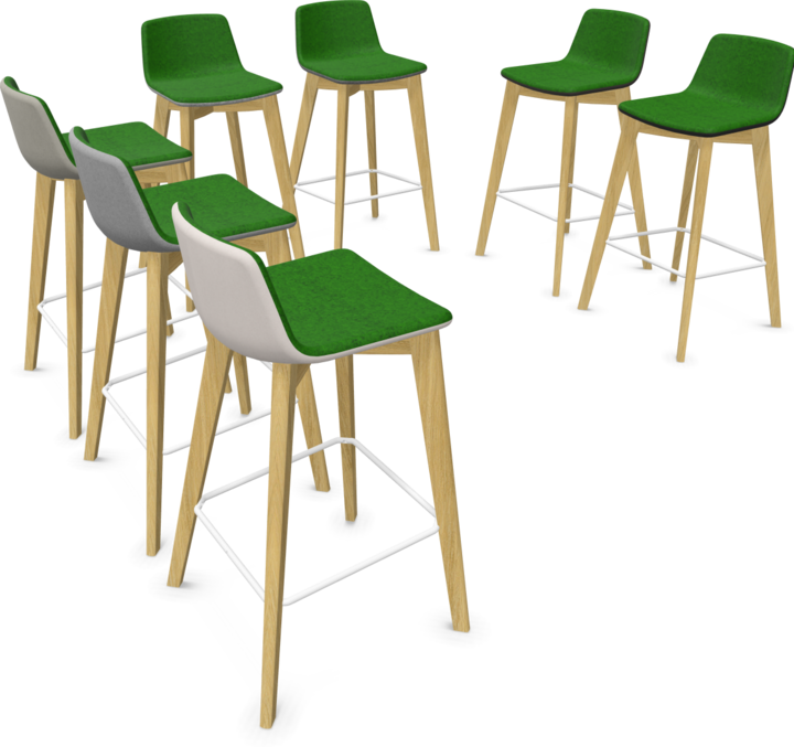 Actual product image Narbutas Twist & Sit Bar Stool