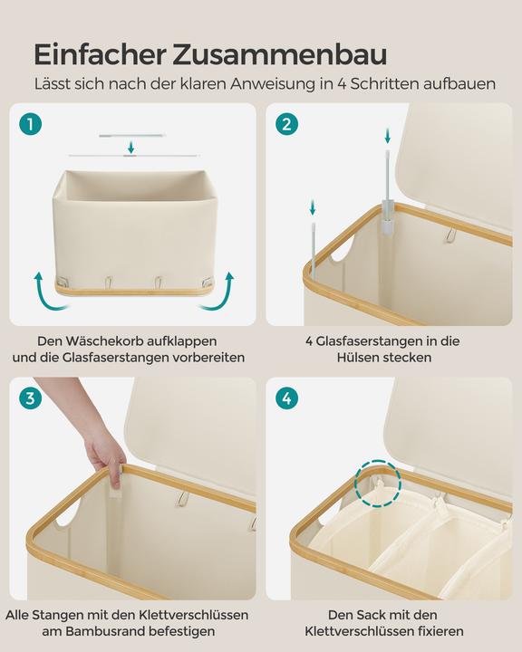Produktbild Songmics Wäschekorb (150 l)