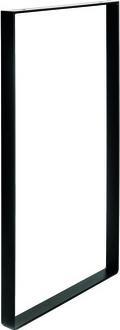 Actual product image Werkstarck Tischkufen 850x400x40x5 schwarz matt