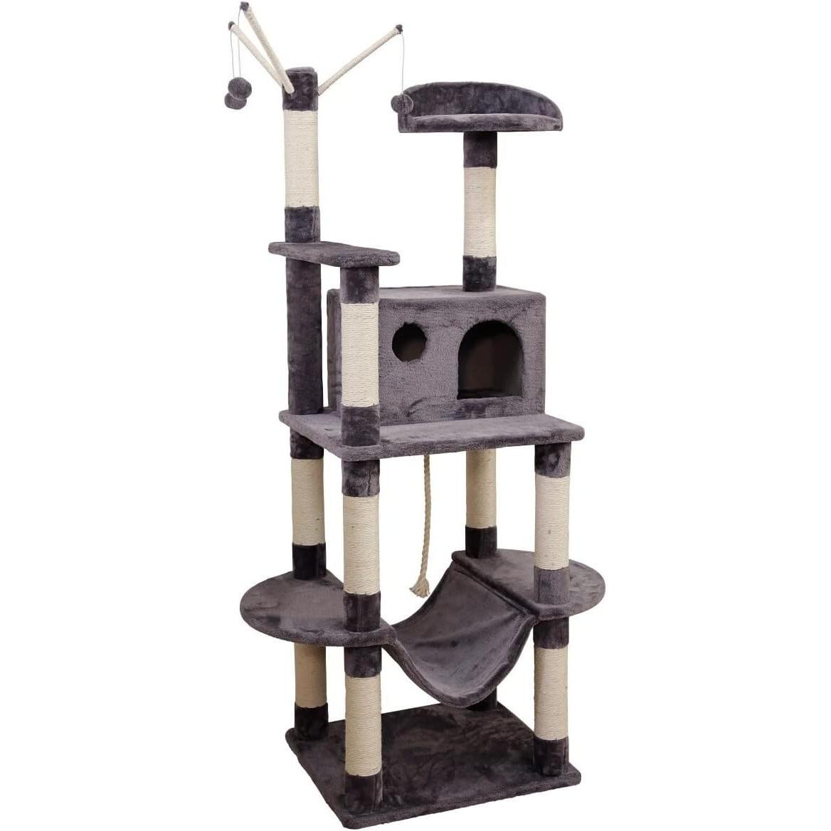 Kerbl Grigio Mateo (163 Cm, ), Albero Tiragraffi Per Gatti