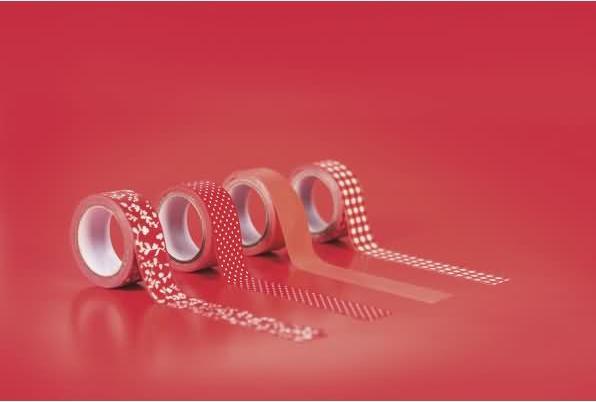 Produktbild Heyda Washi Tape Colour Code red