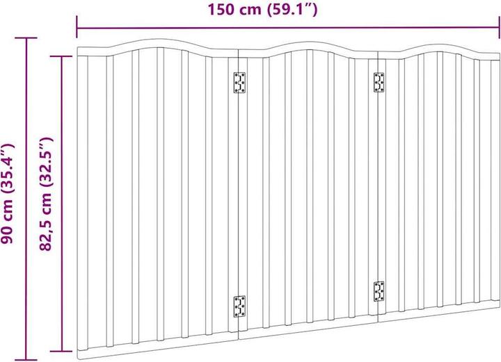 Produktbild vidaXL Hundetor